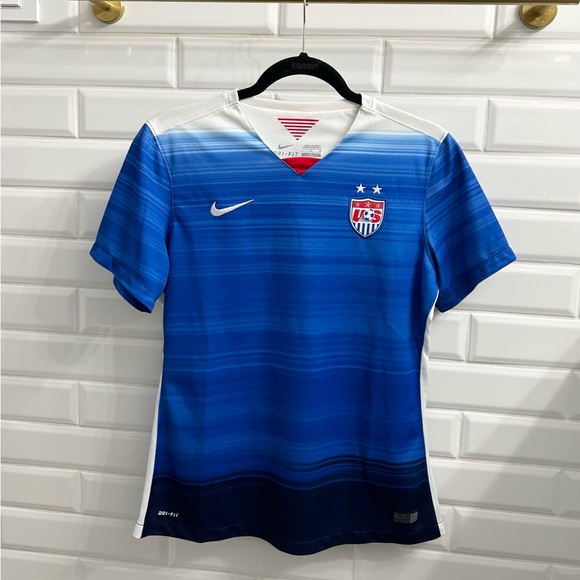 Nike Tops - USWNT 2015 USA World Cup Women’s Large Nike Dri-FIT Soccer Jersey